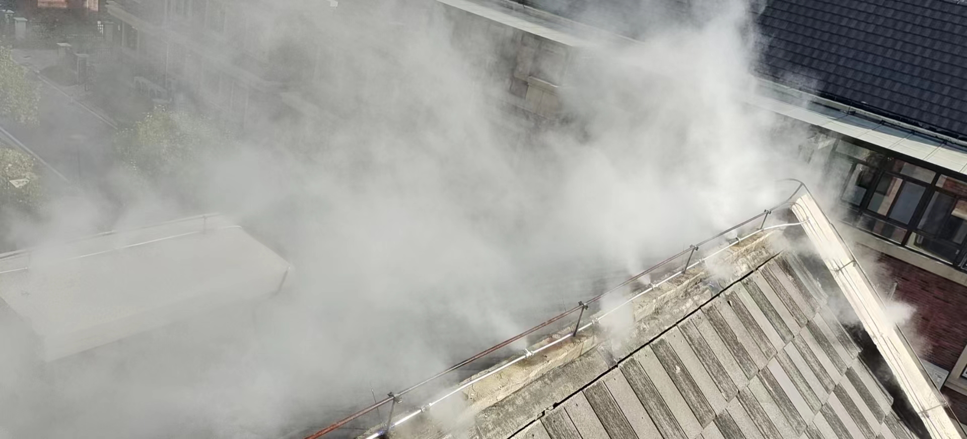 <strong>江苏宿迁房顶降温系统安装调试效果</strong>